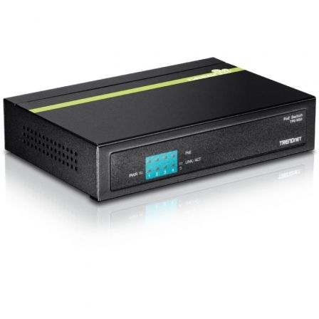 Trendnet TPE-S50 Switch Fast Ethernet PoE+ de 5 puertos